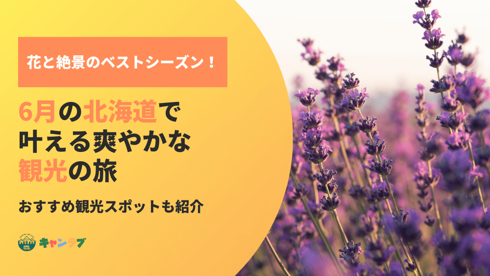 花と絶景のベストシーズン！6月の北海道で叶える爽やかな観光の旅