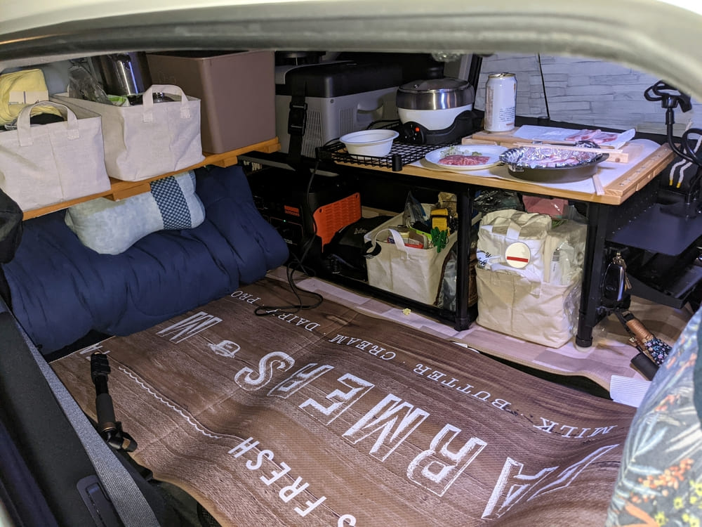 車中泊は調理器具があると料理の幅が広がる