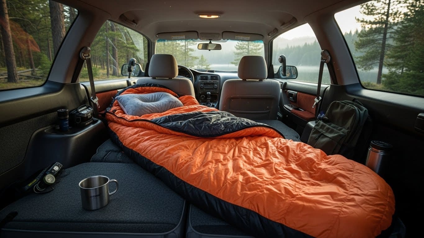 車中泊向きの寝袋の選び方