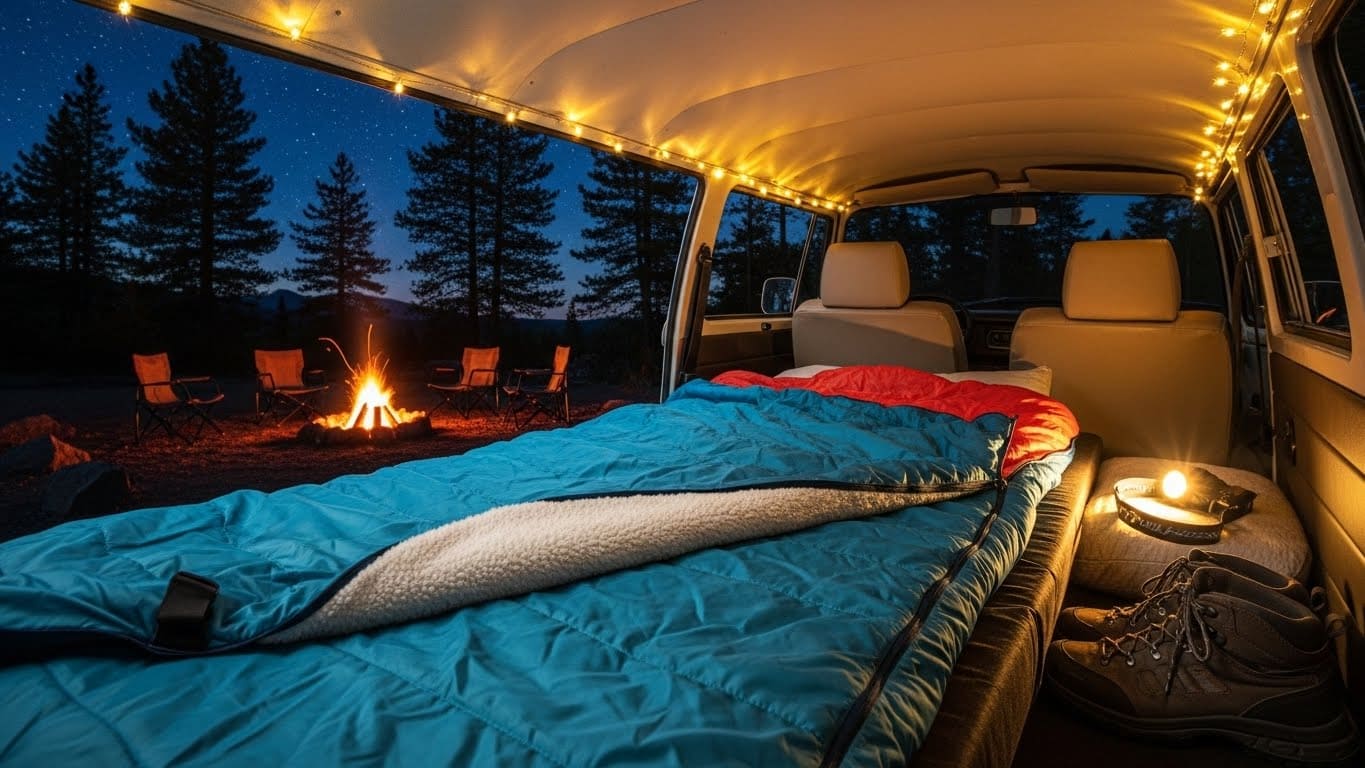 車中泊におすすめの寝袋の種類