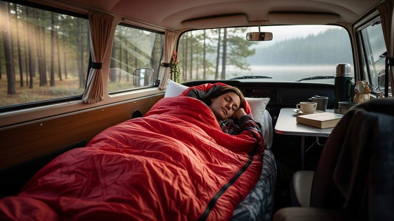 車中泊で寝袋を使うときのポイント