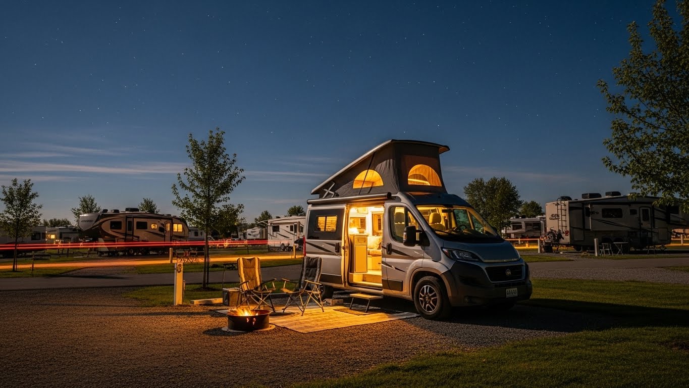 高知でのキャンピングカーのレンタル費用と宿泊費