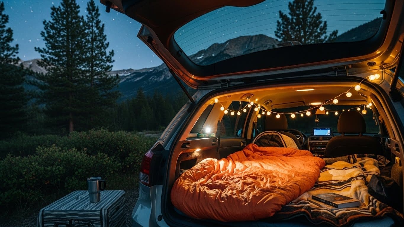 車中泊で快適に過ごすなら寝袋がおすすめ