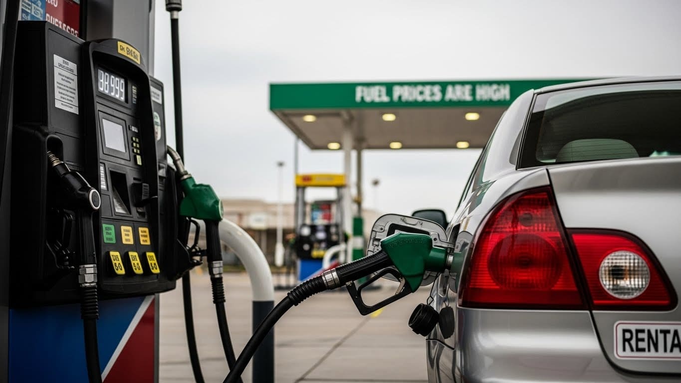 レンタカーのガソリン代の清算方法