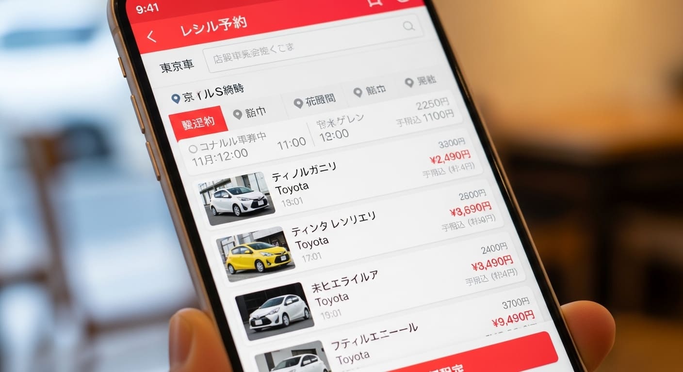 レンタカーのキャンセル料の目安