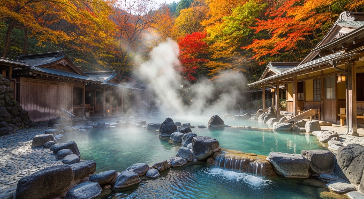 温泉に入れる北海道のコテージ