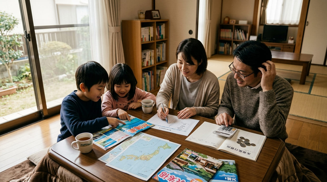 北海道への家族旅行にかかる費用はどれくらい？