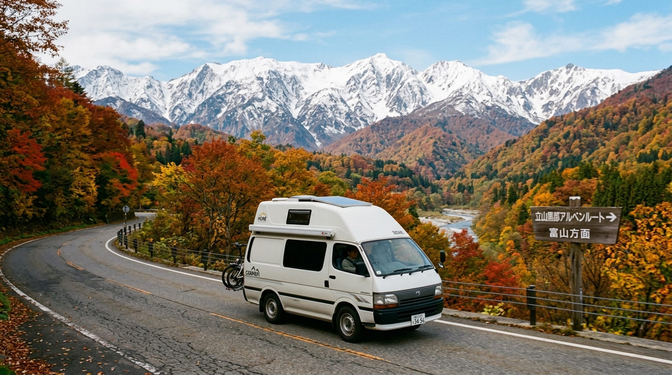 富山でのレンタル料金と車中泊費用の目安